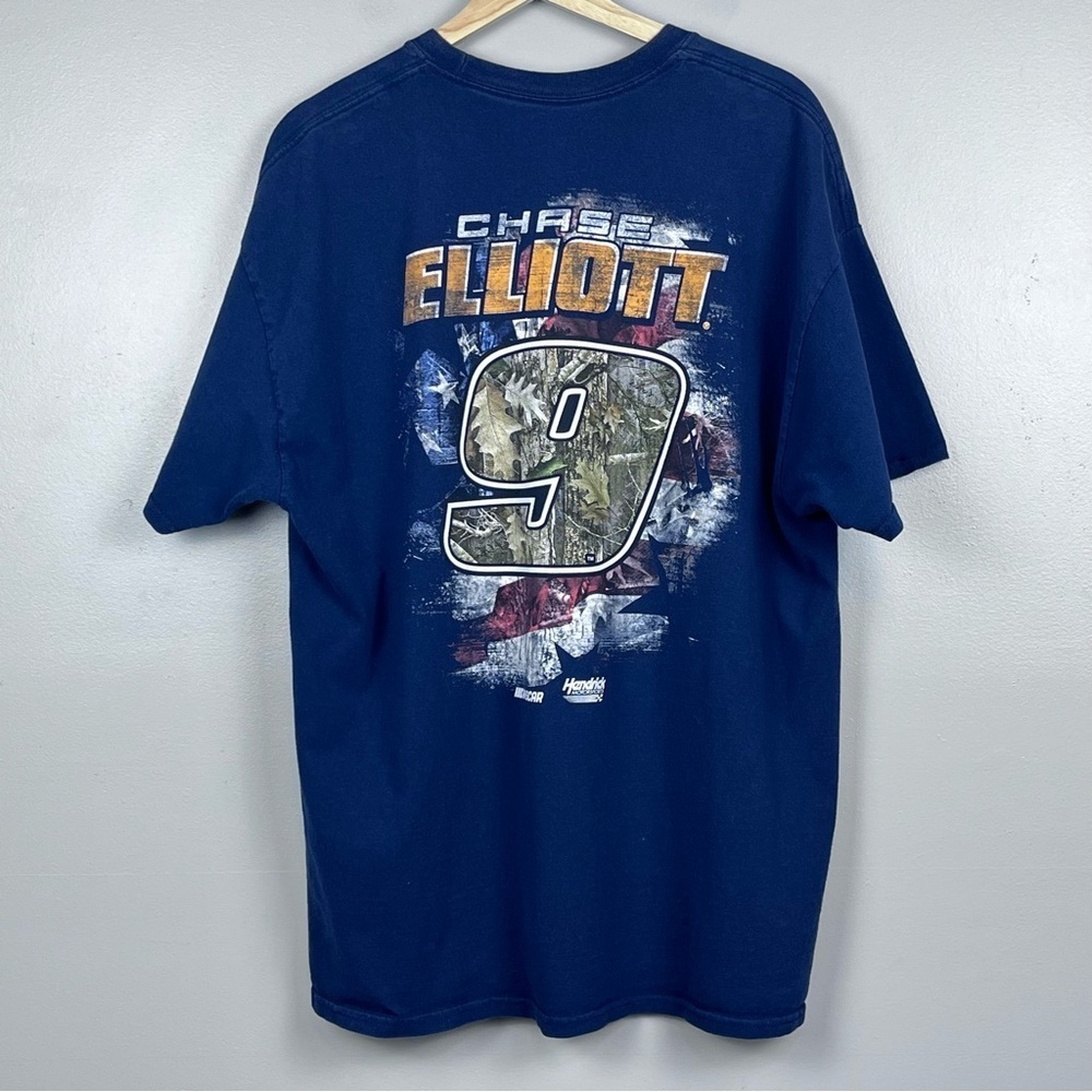 NASCAR Hendrick Motorsports Cotton Chase Elliott #9 Graphic Print Tee Size XL
